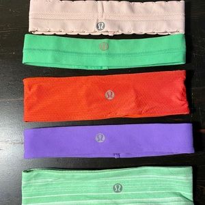 Lululemon Headbands- $20 for 5